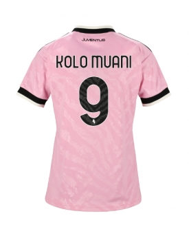 Juventus Randal Kolo Muani #9 Maglia Gara Trasferta Repliche 2026-27 Donna Maniche Corte